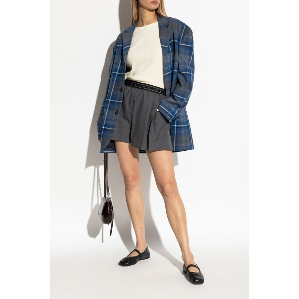 'Pleated' Shorts für Damen