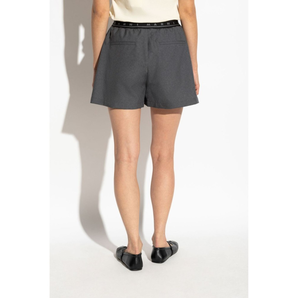 'Pleated' Shorts für Damen