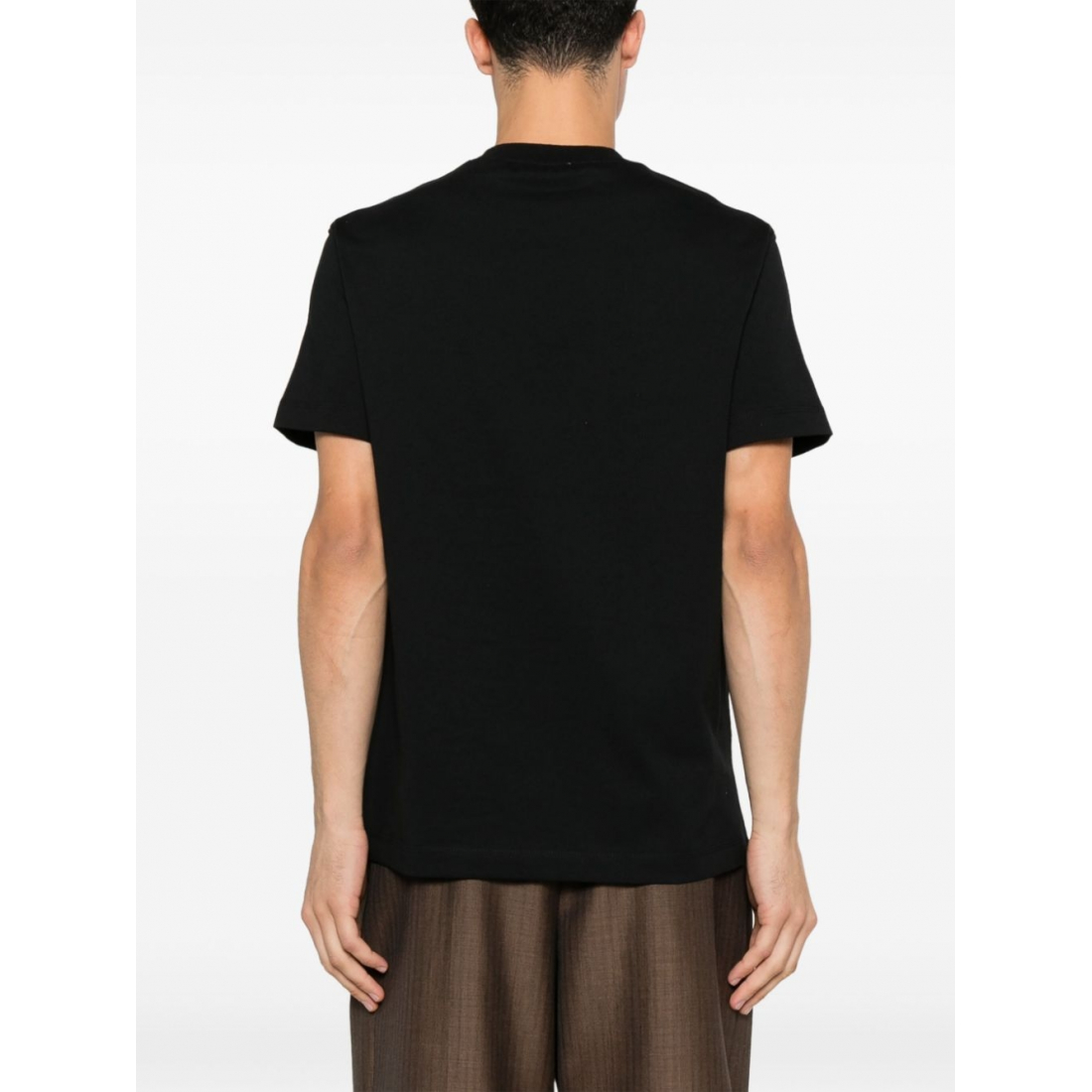 T-shirt 'Check-Logo Patch' pour Hommes