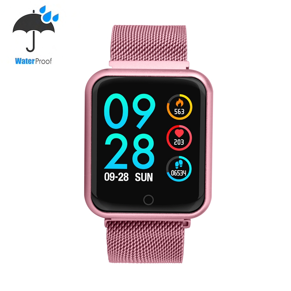 Montre intelligente étanche de remise en forme compatible Android et iOS