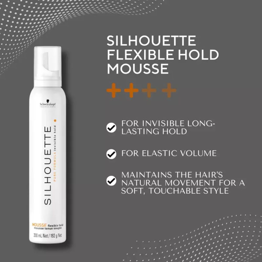 'Silhouette Flexible Hold' Haar-Mousse - 200 ml