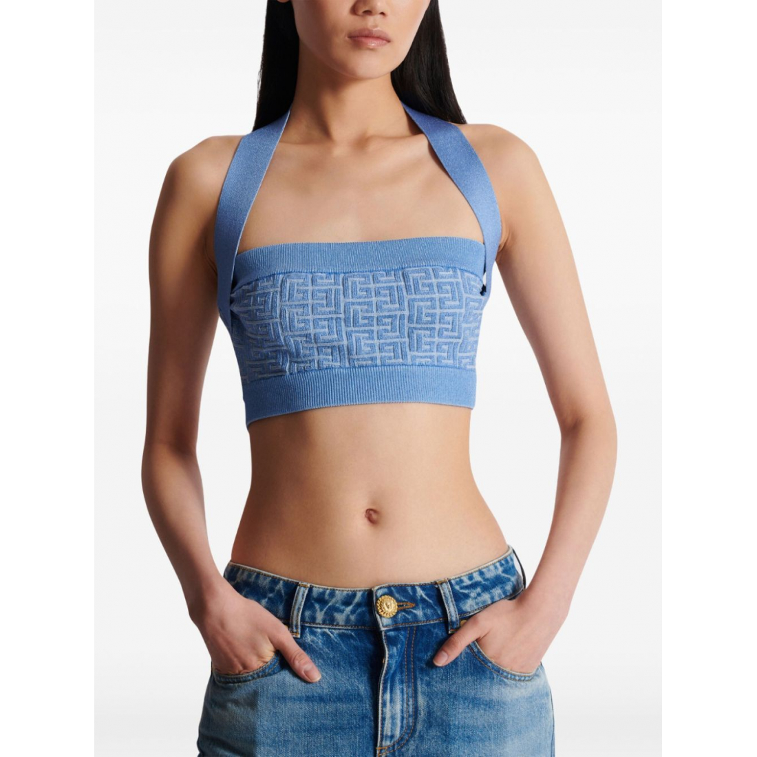 Haut à épaules dénudées 'PB Labyrinthe Monogram' pour Femmes