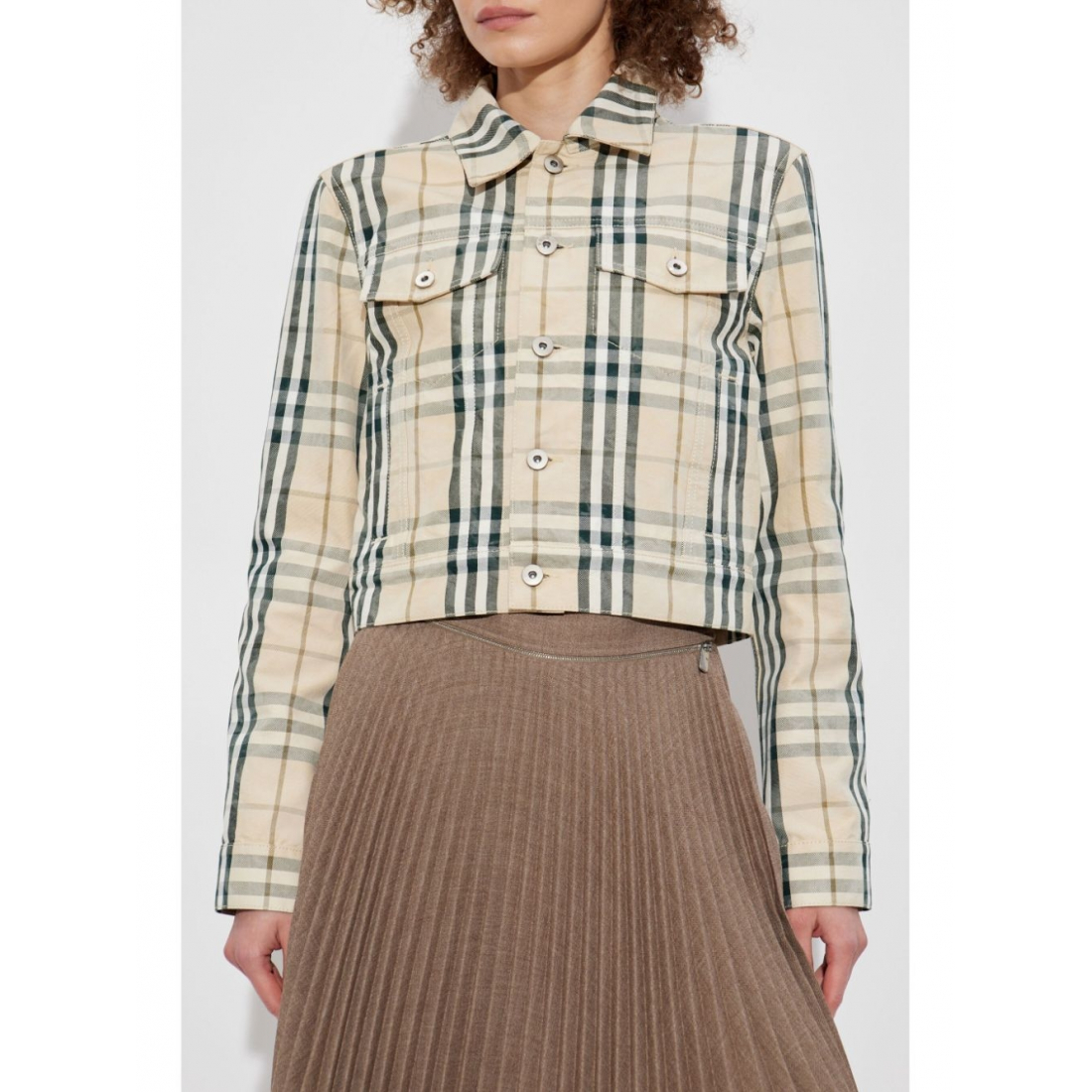 Veste courte 'Check Pattern' pour Femmes