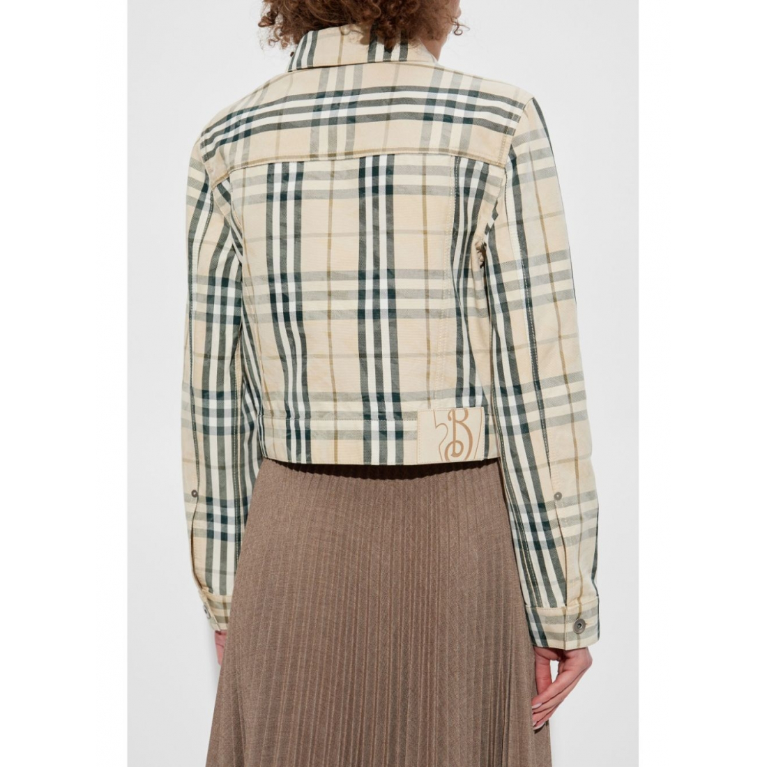 Veste courte 'Check Pattern' pour Femmes