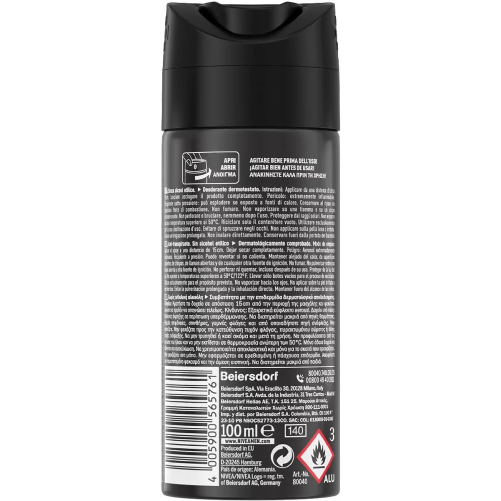 'Black & White Invisible Original' Spray Deodorant - 100 ml
