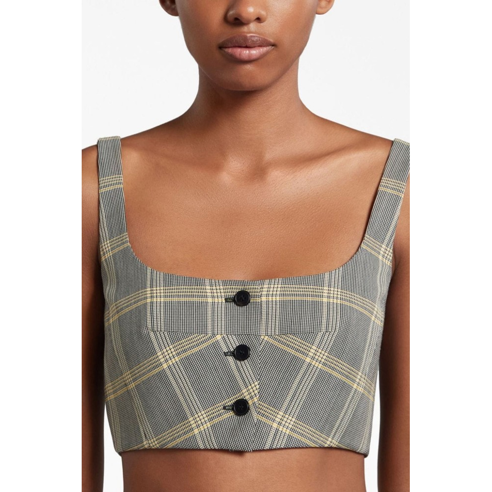Crop Top 'Check' pour Femmes