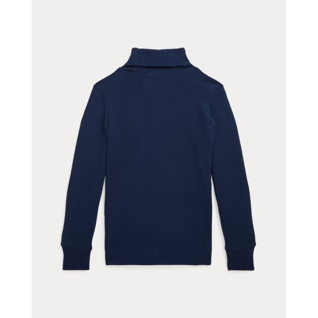 'Cotton Interlock Turtleneck' pour Garçons