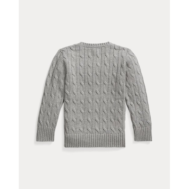 'Cable-Knit Cotton Sweater' für Jungen