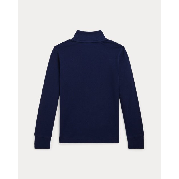 'Cotton Interlock Quarter-Zip Pullover' pour Garçons
