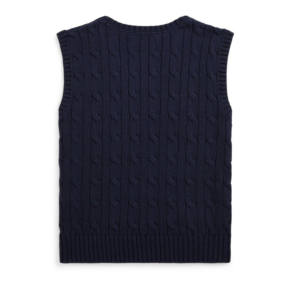 'Cable-Knit Sweater Vest' für Jungen