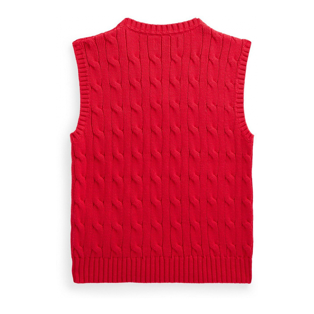 Boy's 'Cable-Knit Sweater Vest'