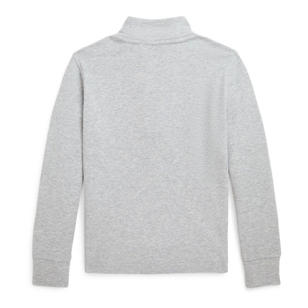 Boy's 'Cotton Interlock Quarter-Zip Pullover shirt'