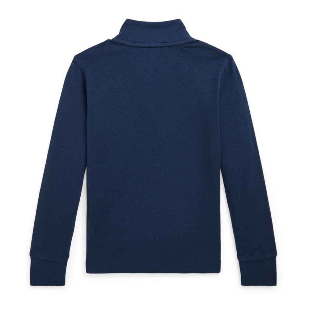Boy's 'Cotton Interlock Quarter-Zip Pullover shirt'