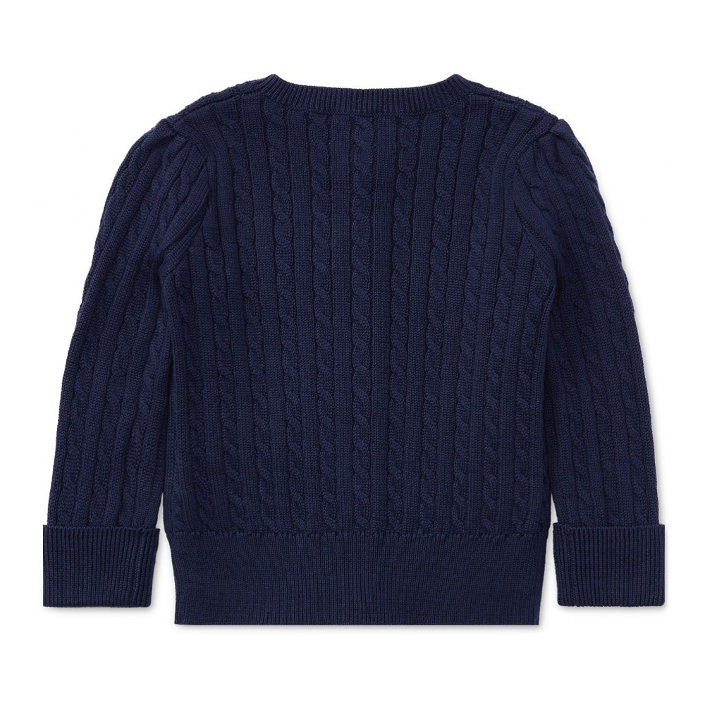 'Cable-Knit Cotton Cardigan' pour Bébés filles