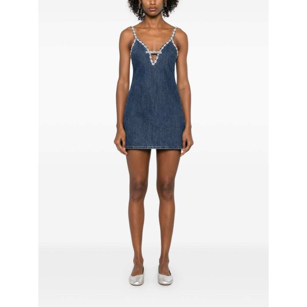 Women's 'Strappy Denim' Mini Dress