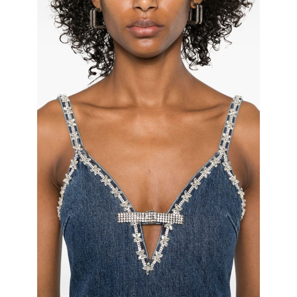 Women's 'Strappy Denim' Mini Dress