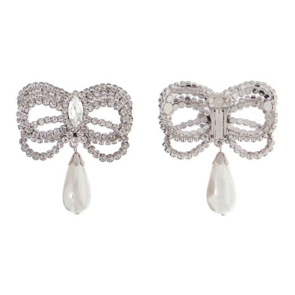 'Bow And Drop Pearl' Ohrringe für Damen