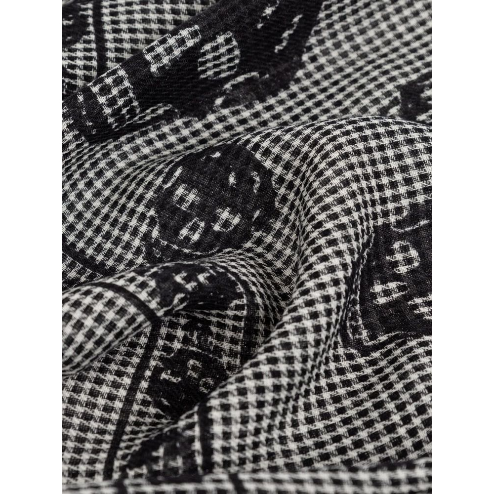 Écharpe en laine 'Skull-Print' pour Hommes