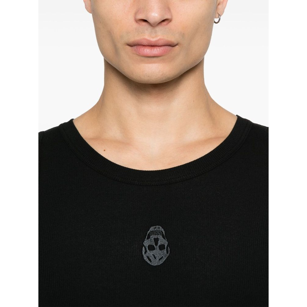 Débardeur 'Skull-Embroidered' pour Hommes