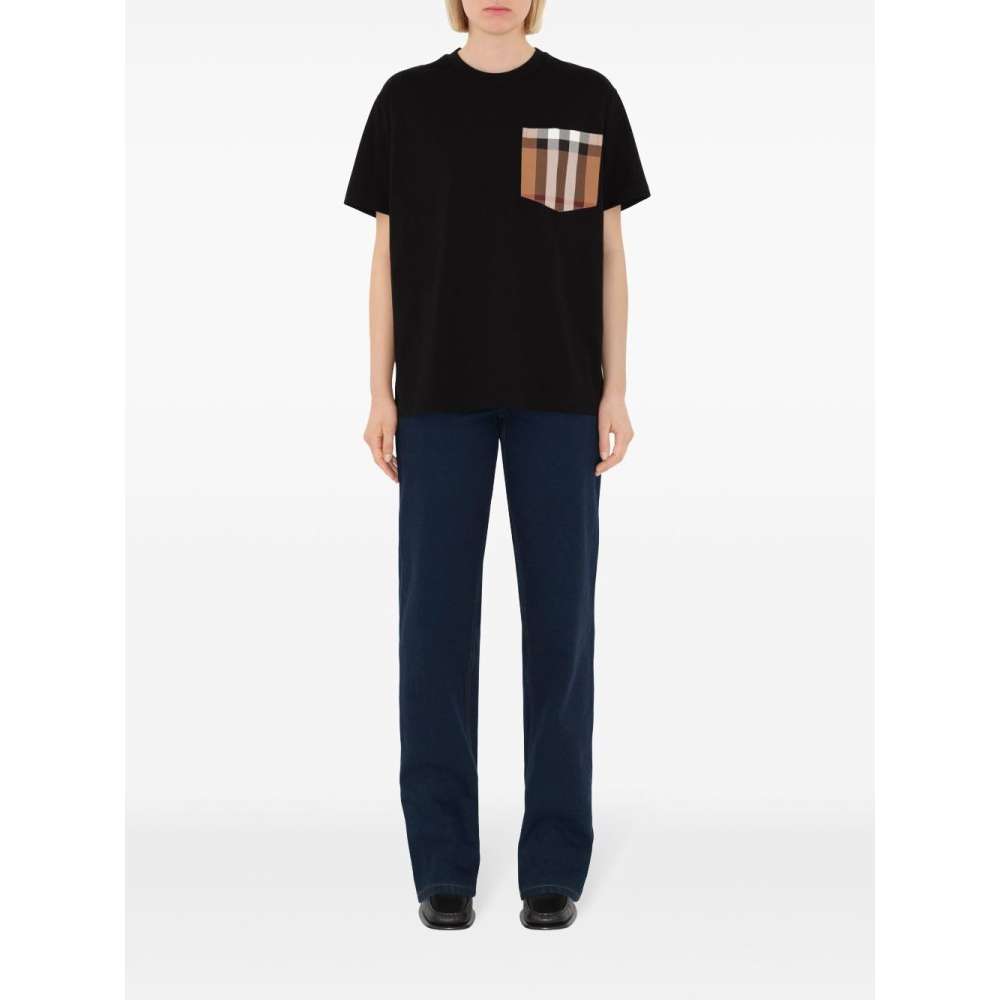 Women's 'Check-Pocket' T-Shirt