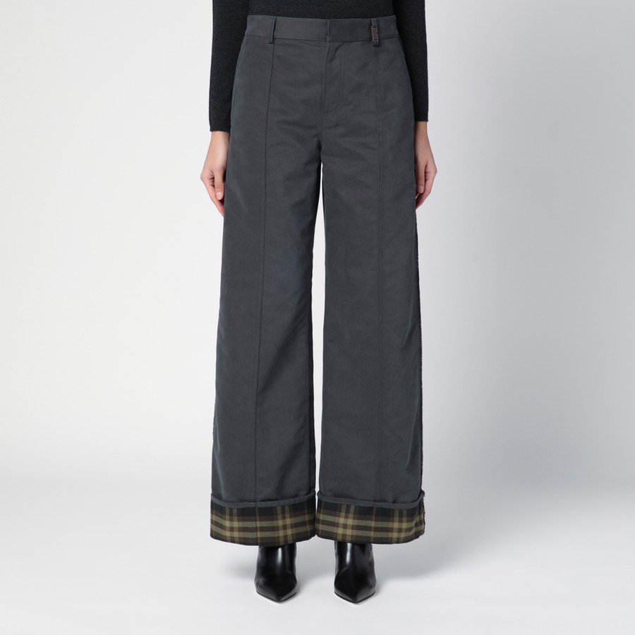 Women's 'Check-Trim' Trousers
