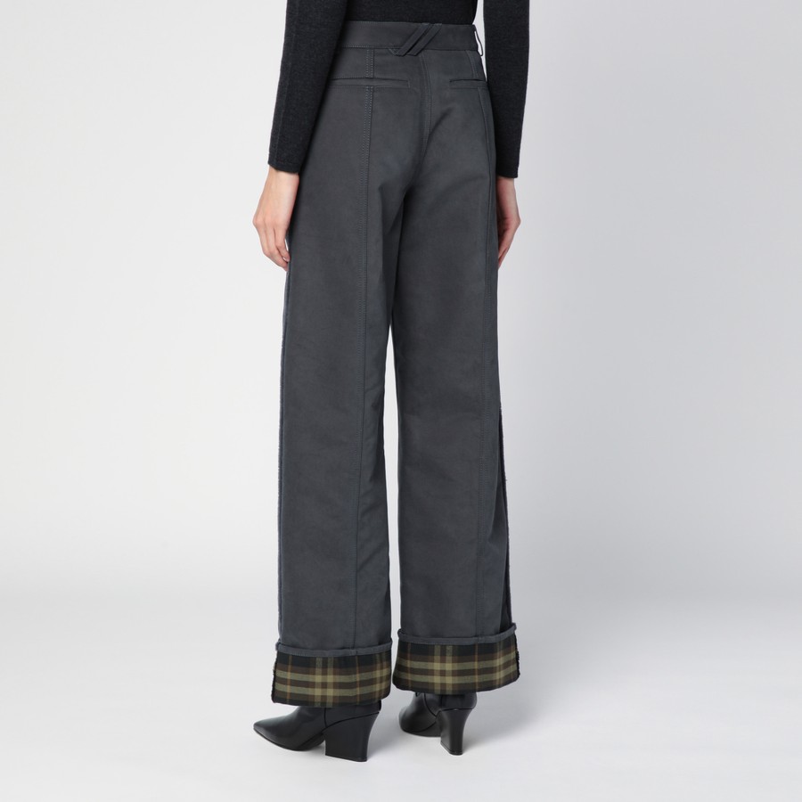 Women's 'Check-Trim' Trousers