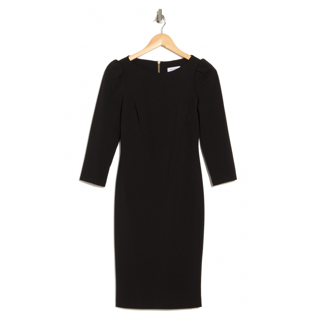 Women's 'Three-Quarter Sleeve Scuba Crepe' Sheath Dress