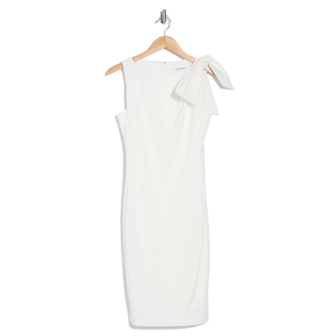 Women's 'Shoulder Bow Sleeveless' Sheath Dress