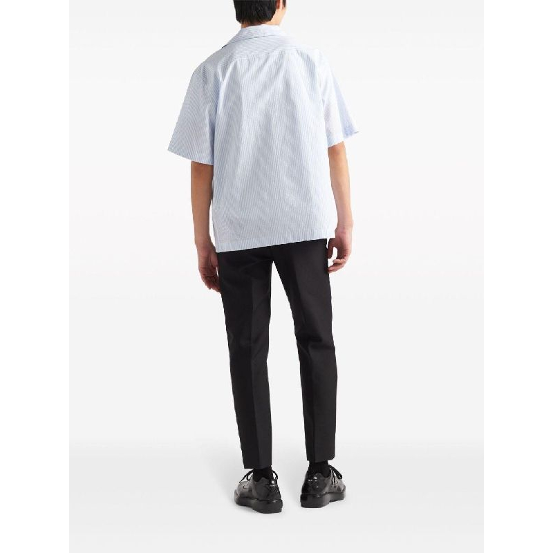 Chemise à manches courtes 'Striped Button-Up' pour Hommes