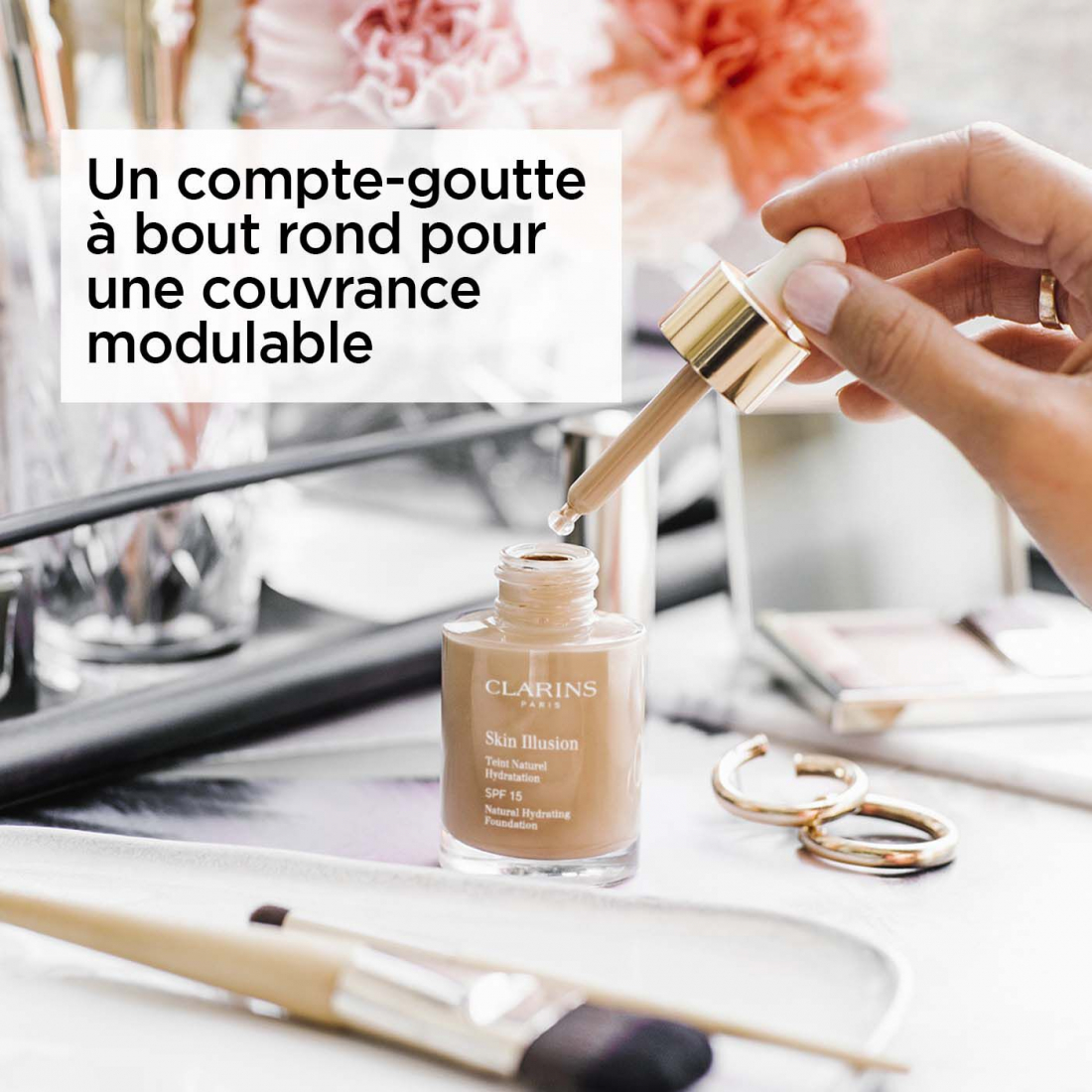 Fond de teint 'Skin Illusion Natural Hydrating SPF15' - 117 Hazelnut 30 ml