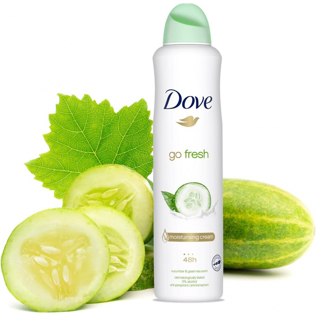 'Go Fresh' Spray Deodorant - Cucumber & Green Tea 250 ml