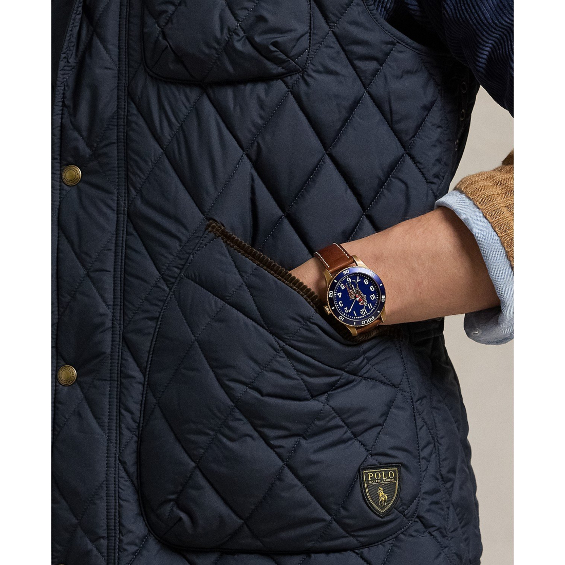 Gilet 'The Beaton Quilted Utility' pour Hommes