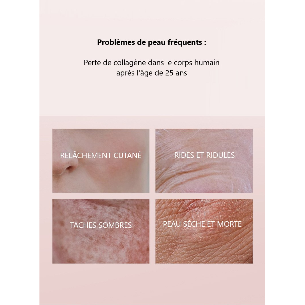 Masque visage 'Lifting Collagene' - 34 g, 4 Pièces