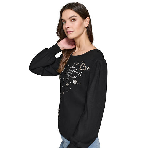 Women's 'Embroidered Crew Neck' Sweater
