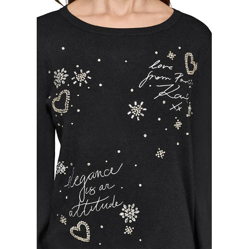 Women's 'Embroidered Crew Neck' Sweater
