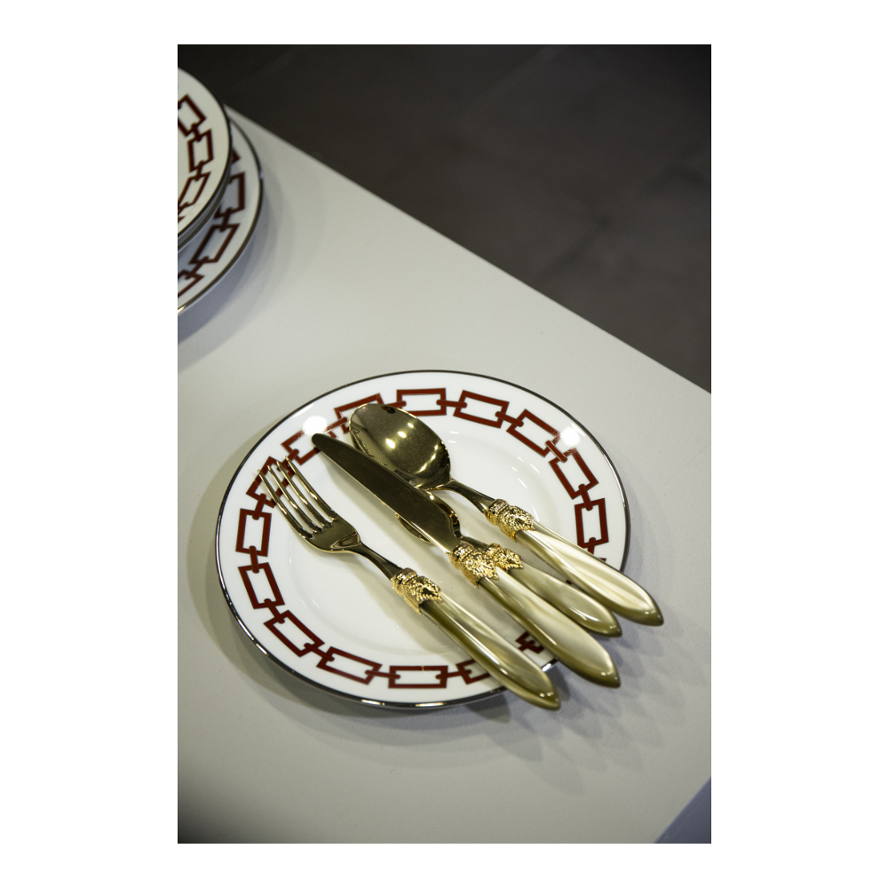 'Laura Oro' Cutlery Set - 24 Pieces