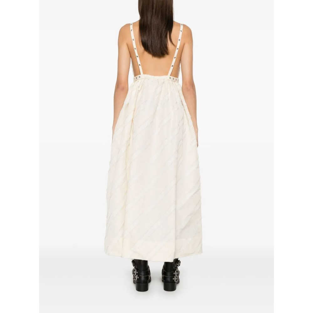 Robe Midi 'Stripe-Pattern' pour Femmes