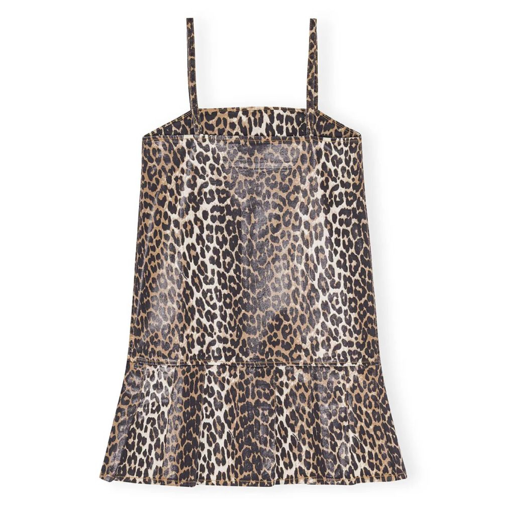 Robe mini 'Foiled-Finish Printed' pour Femmes