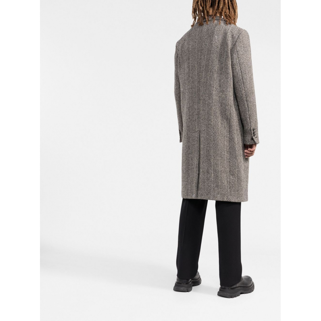 Men's 'Logo-Patch' Coat