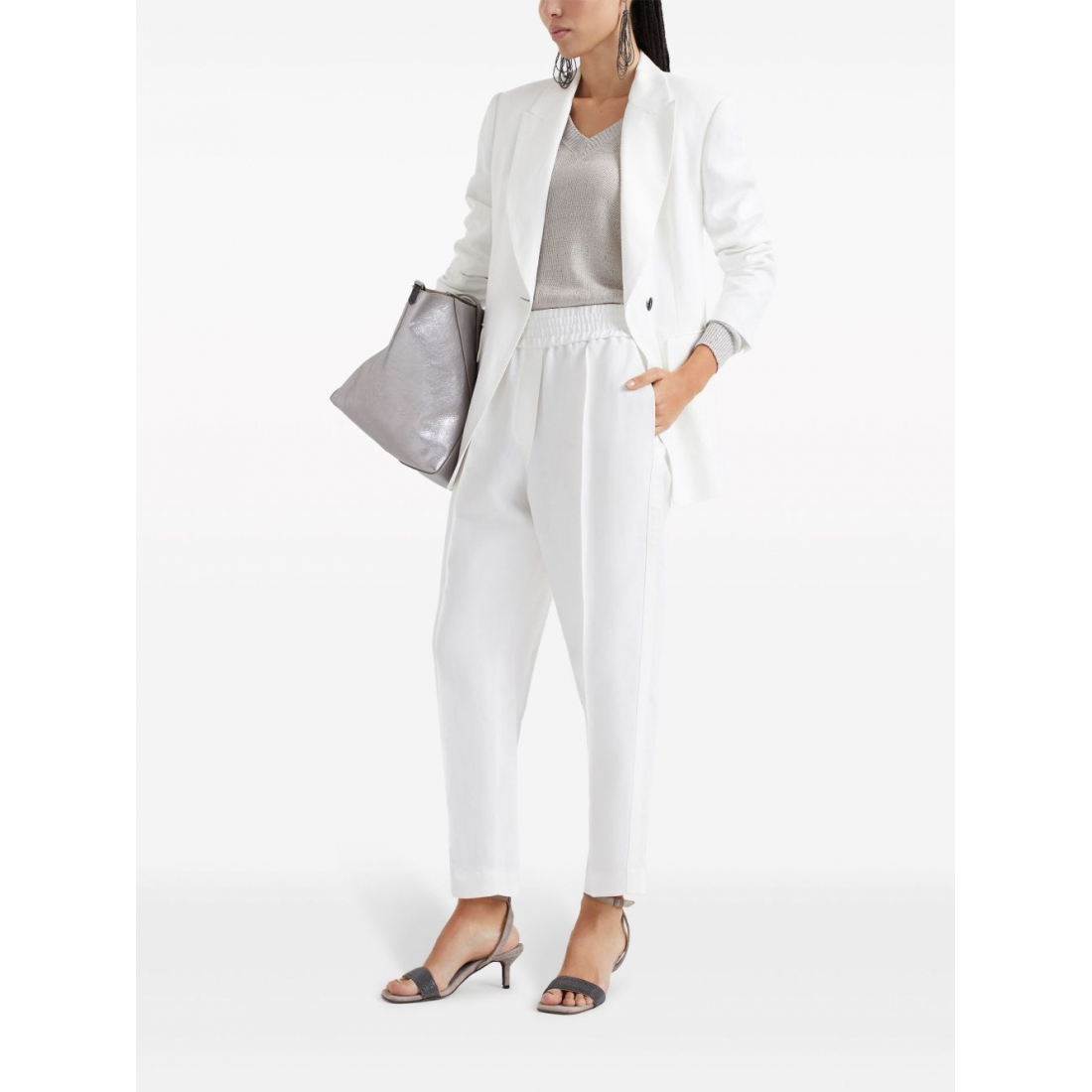 Women's 'Cropped Tapered' Trousers