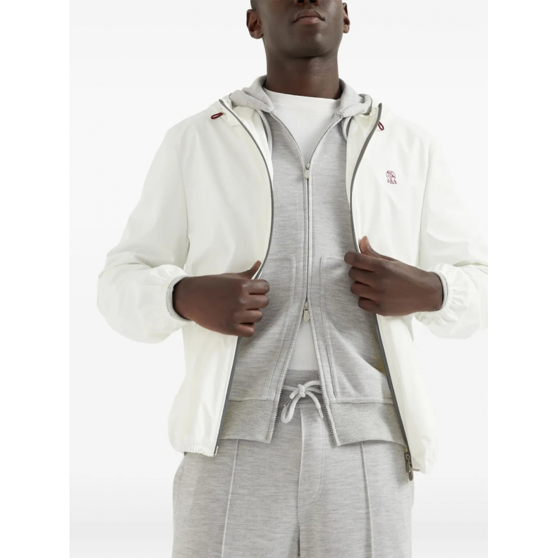 Veste de pluie 'Logo Embroidered Waterproof' pour Hommes