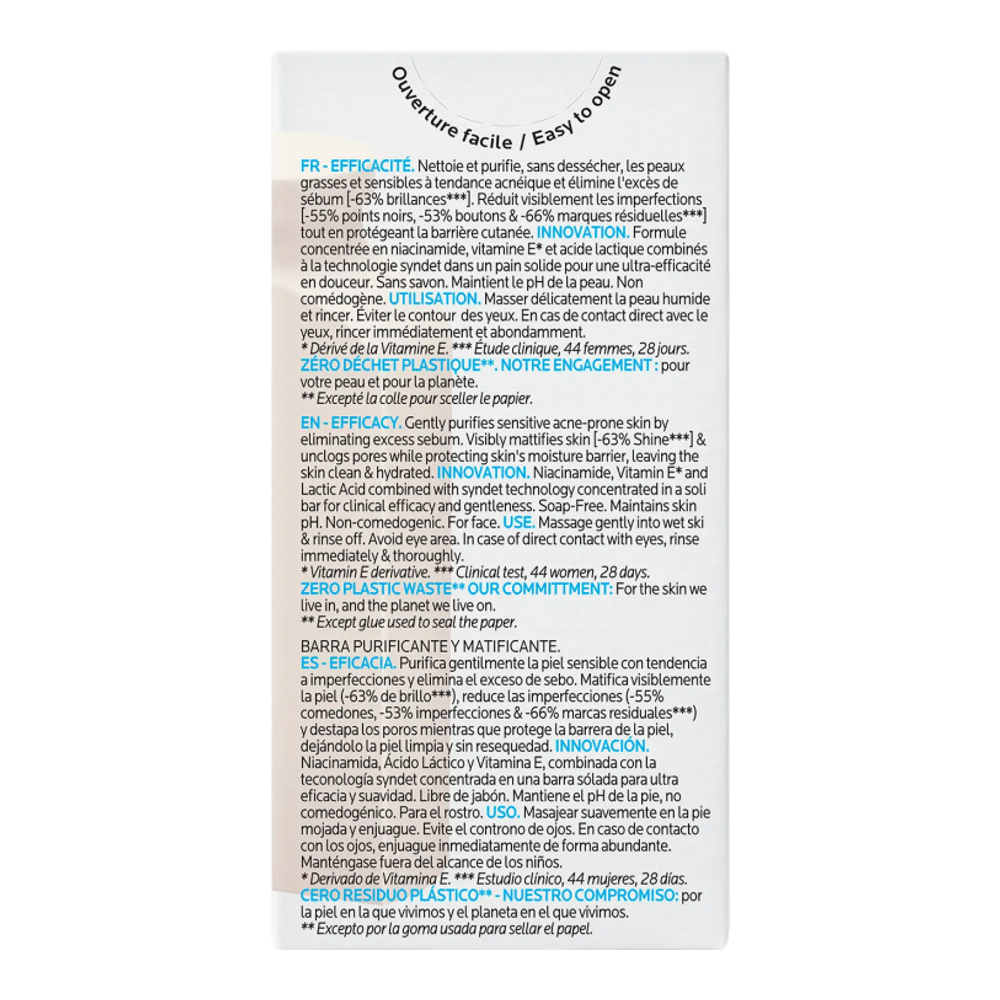 'Effaclar Anti-Imperfections Dermatological' Seifenstange - 65 g