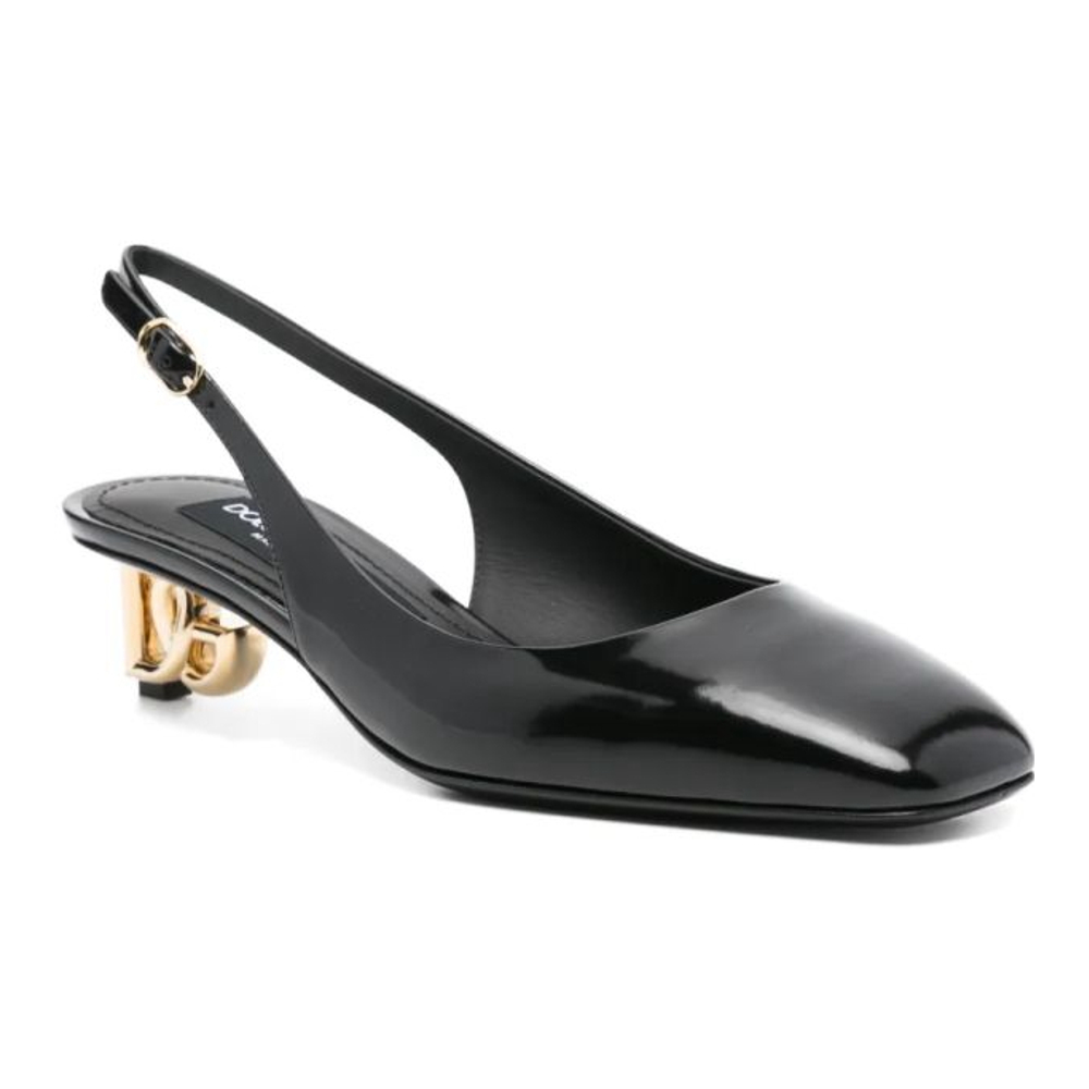 Escarpins à bride 'Logo-Heel' pour Femmes