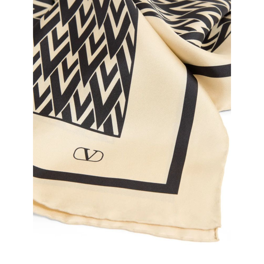 'Toute La V' Halstuch aus Seide für Damen