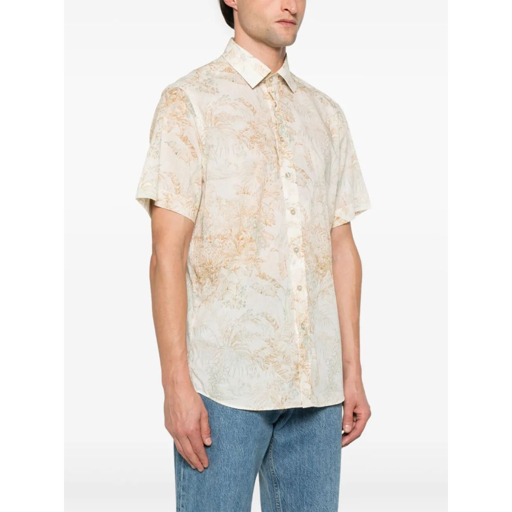 Chemise à manches courtes 'Floral-Print' pour Hommes