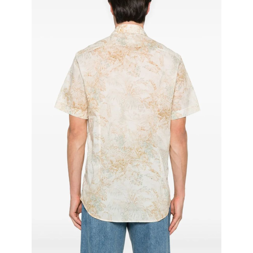 Chemise à manches courtes 'Floral-Print' pour Hommes