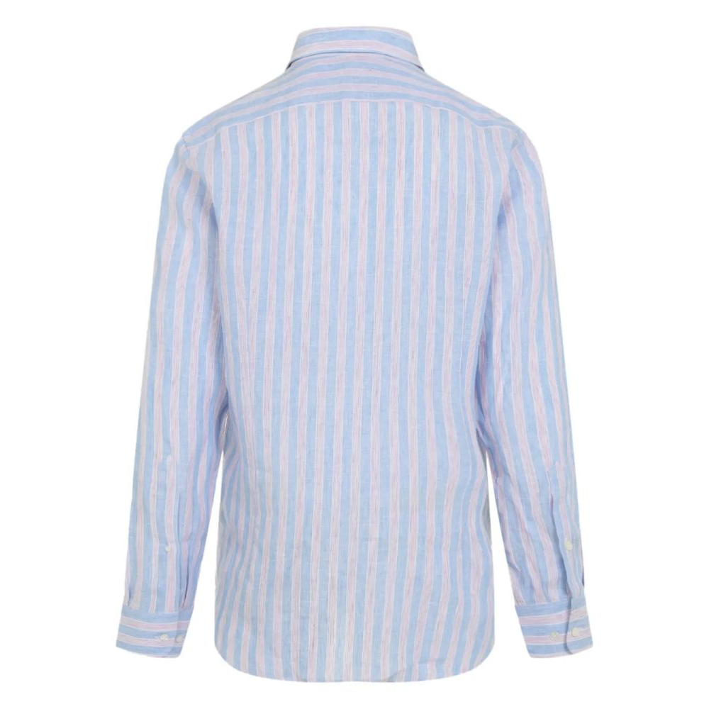 Chemise en lin 'Striped' pour Hommes