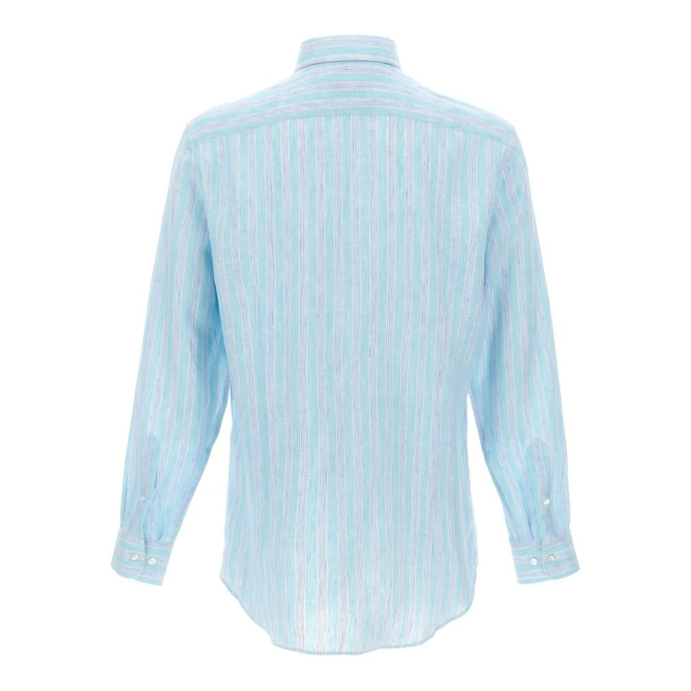 Chemise en lin 'Striped' pour Hommes