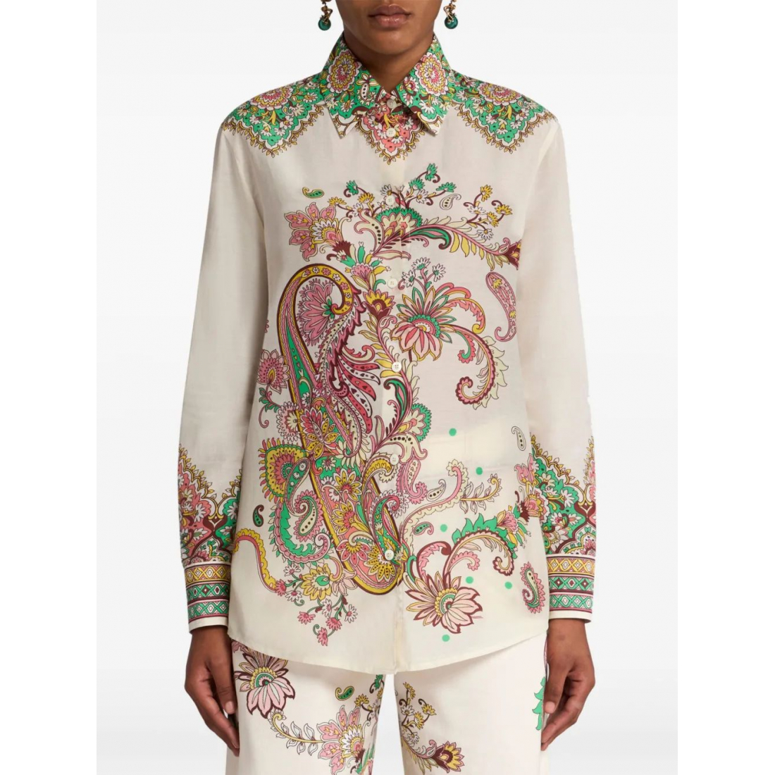 Chemise 'Paisley-Print' pour Femmes
