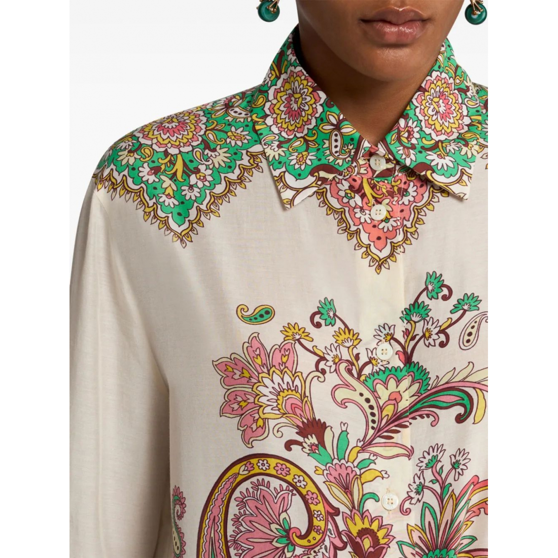Chemise 'Paisley-Print' pour Femmes